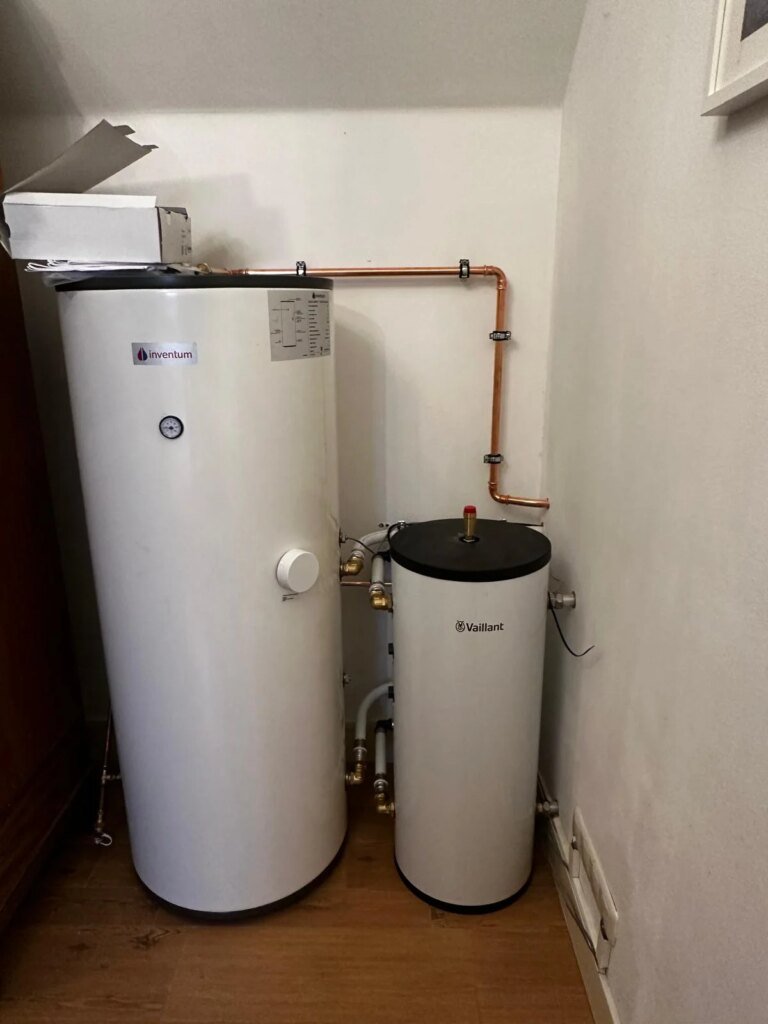 Boilervat en buffervat voor warmtepomp