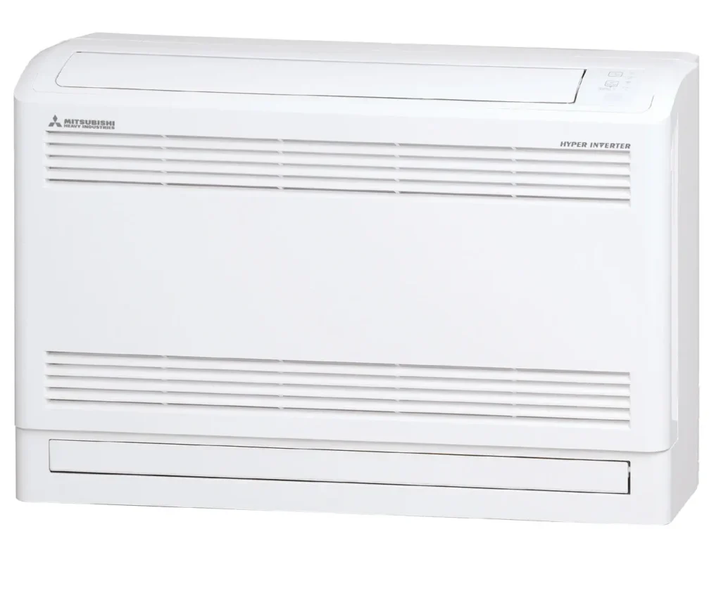 Mitsubishi vloermodel airco voor verwarmen en koelen