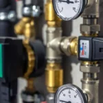 Manometers en afsluiters in cv installatie