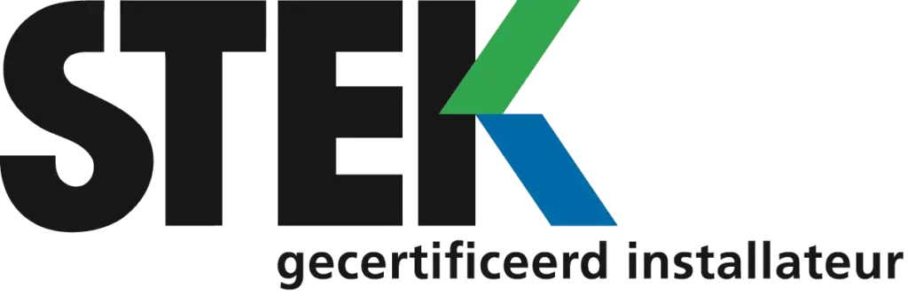 Logo van STEK gecertificeerd installateur voor koeltechniek